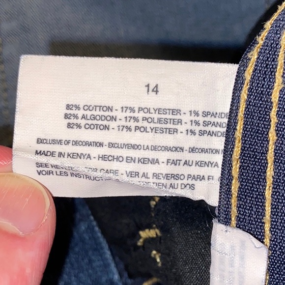 Gloria Vanderbilt Stretch Waistband Blue Jeans 14 - Picture 8 of 10